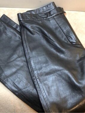 JLC 100% leather fully lined pants